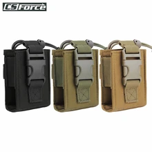 Tactical Molle Walkie Talkie Pouch Interphone Storage Bag Outdoor Molle Radio Pouch for Military Use Walkie-Talkie Case Holder