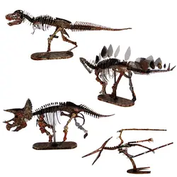 Пазл 3D металлическая модель красочный динозавр серия Птерозавр/тираннозавр рекс Стегозавр/Трицератопс интерактивные игрушки взрослый
