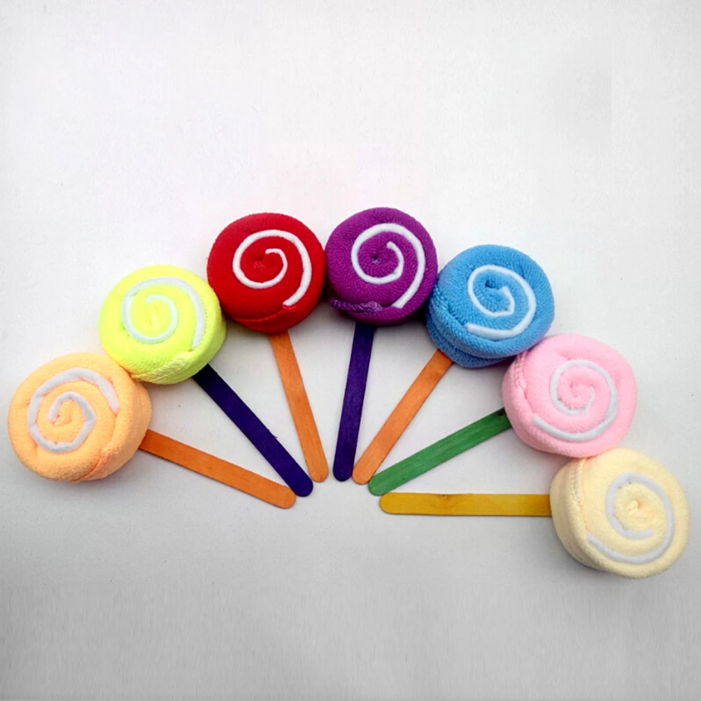 Lollipop Candy Towel Washcloth Wedding Favor Baby Shower Gift Dessert Wrap w//
