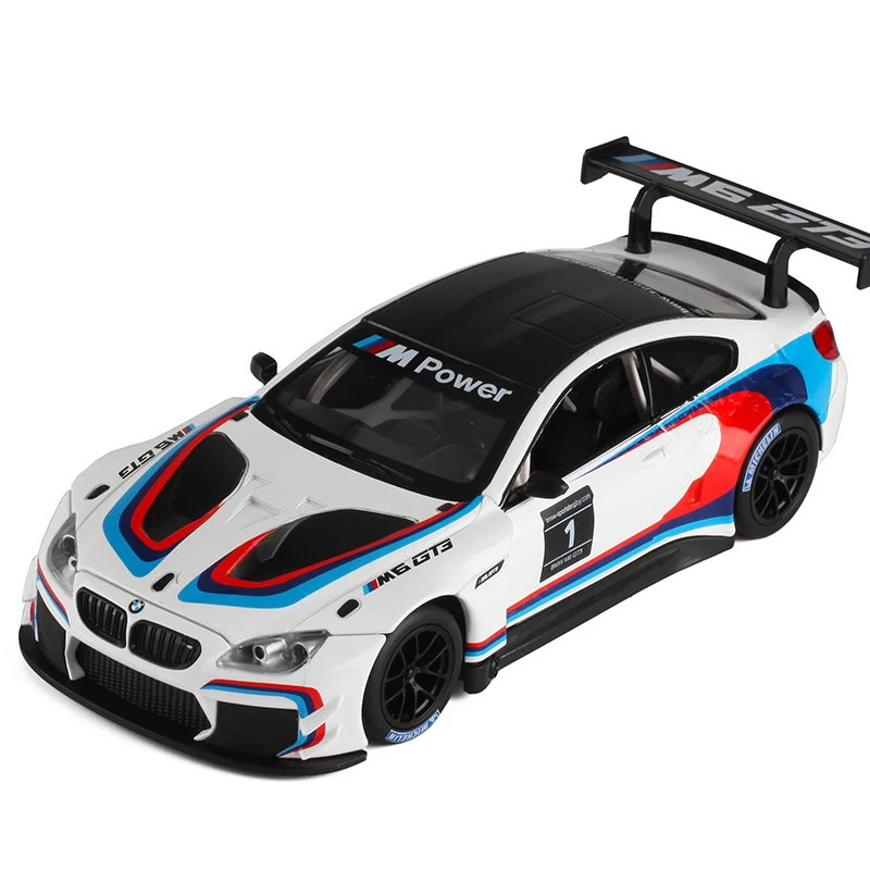 1:24 BM M6GT3 мастер супер гоночный симулятор открытая дверь сплав модель автомобиля игрушка украшение