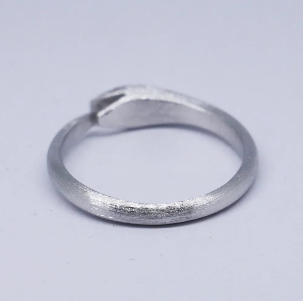Чистое серебряное кольцо в виде змеи Wellmade|silver snake ring|snake ringring ring |