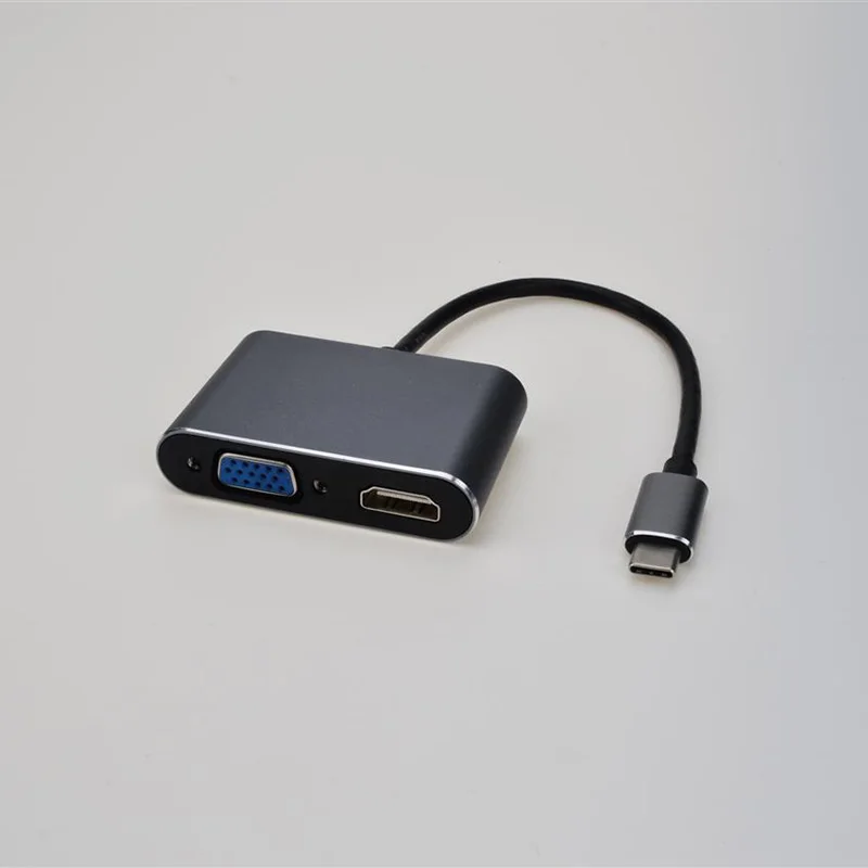Usb3.1 type-C общий к Hdmi мать+ Vga мать высокой четкости аудио и видео конвертер