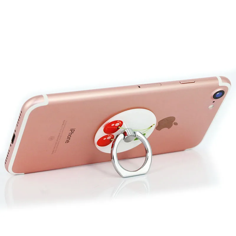 Mobile Phone Holder Stand Phone Finger Ring Grip Fruit Stent 360 Rotation for iPhone 7 6s Samsung S8 LG Xiaomi Huawei Cell Stand