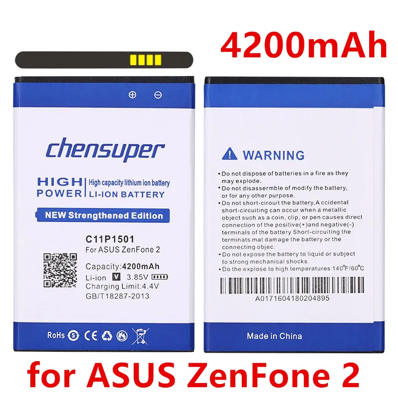 

new 4200mAh C11P1501 Battery for ASUS ZenFone 2 Laser Selfie ZE601KL ZE550KL ZD551K Phone Battery