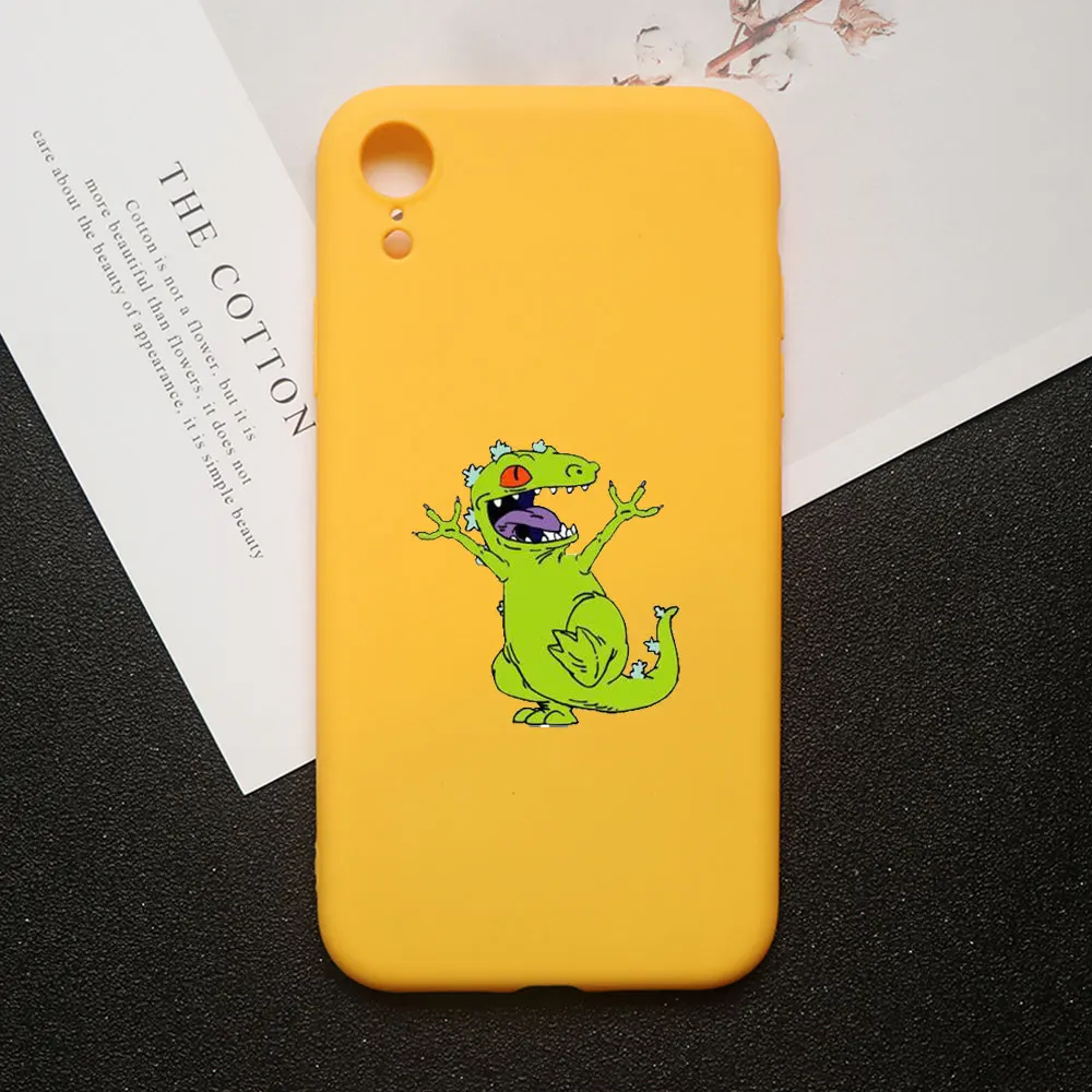 Милый чехол для телефона с героями мультфильмов rugrats reptar для iPhone XR 11 pro MAX чехол XS MAX 5 5S 6 6 S 7 8 Plus Мягкий Силиконовый ТПУ - Цвет: TPU A1623-Y