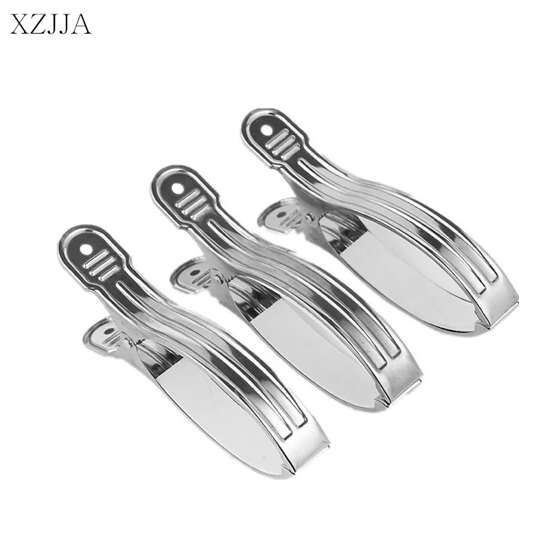 

XZJJA Stainless Steel Clothes Pegs Big Size 16*2CM Beach Towel Clips Household Quilt Bed Sheet Clothespins Hanging Clothes Pins