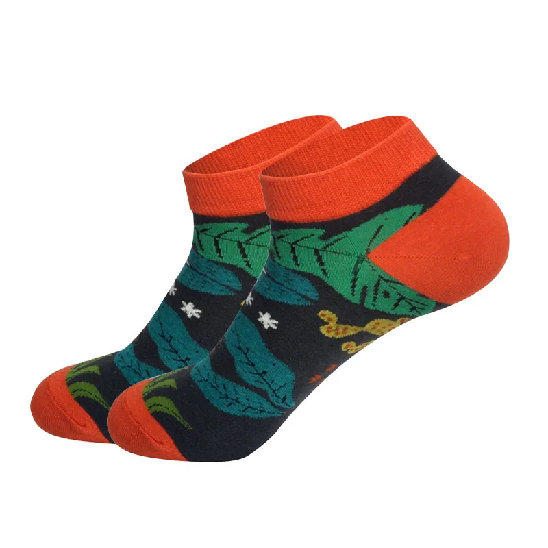 Новинка, летние крутые носки до лодыжки, невидимые дизайнерские Короткие короткие носки-башмачки для женщин и мужчин, нейтральные носки-башмачки, Eur37-43, 20 цветов - Цвет: Design 11