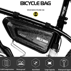 Велосипед треугольная оправа сумка твердой оболочки Велосипед Сумка для MTB велосипеда Передняя труба сумка Водонепроницаемый анти-пресс