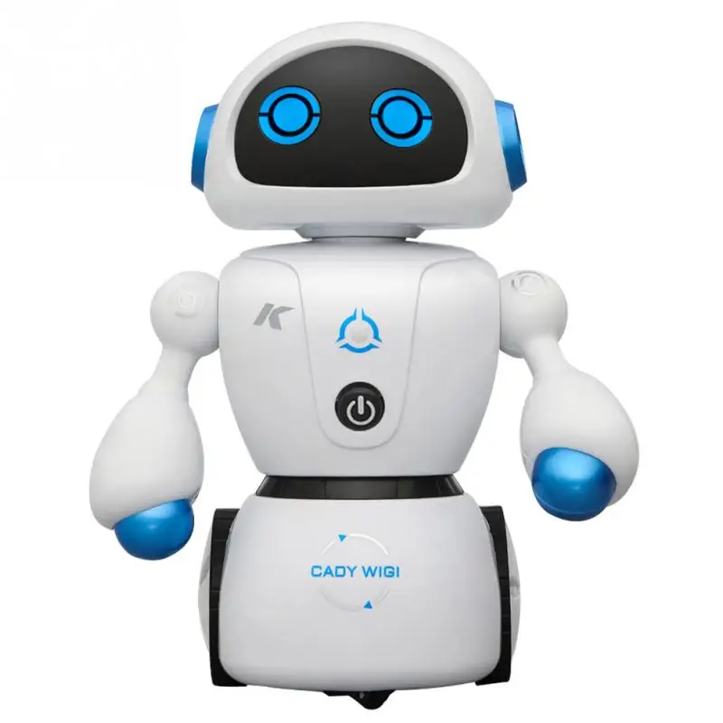 

JJR/C RC Robot R6 LED light Remote Control Maze-solving Multifunctional Smart Robot Rotatable Arms Kids Toy orange blue