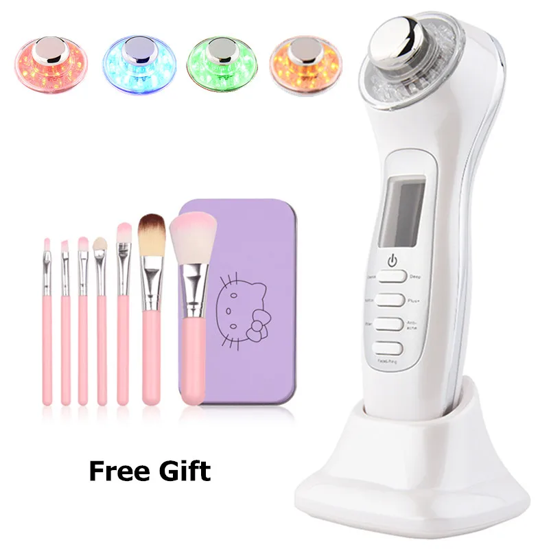 

Multi functional 7 in 1 Ultrasonic Galvanic Photon Skin SPA Deep Skin Tightening Face Neck Eye Wrinkle Remove Beauty Equipment