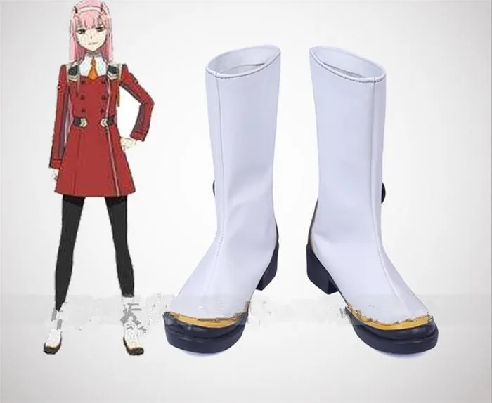 Женские ботинки для косплея DARLING in the FRANXX Zero Two A437 | Тематическая одежда и униформа