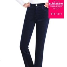 Новые женские вельветовые брюки с высокой талией, женские эластичные вельветовые брюки, повседневные длинные брюки размера плюс 38 F3838