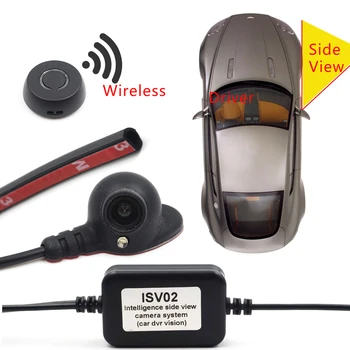 

Car Camera Wireless Button View Blind Zone Connection Rear View Camera HD Side Monitor Parking Assistance Waterproof Can Upgrade