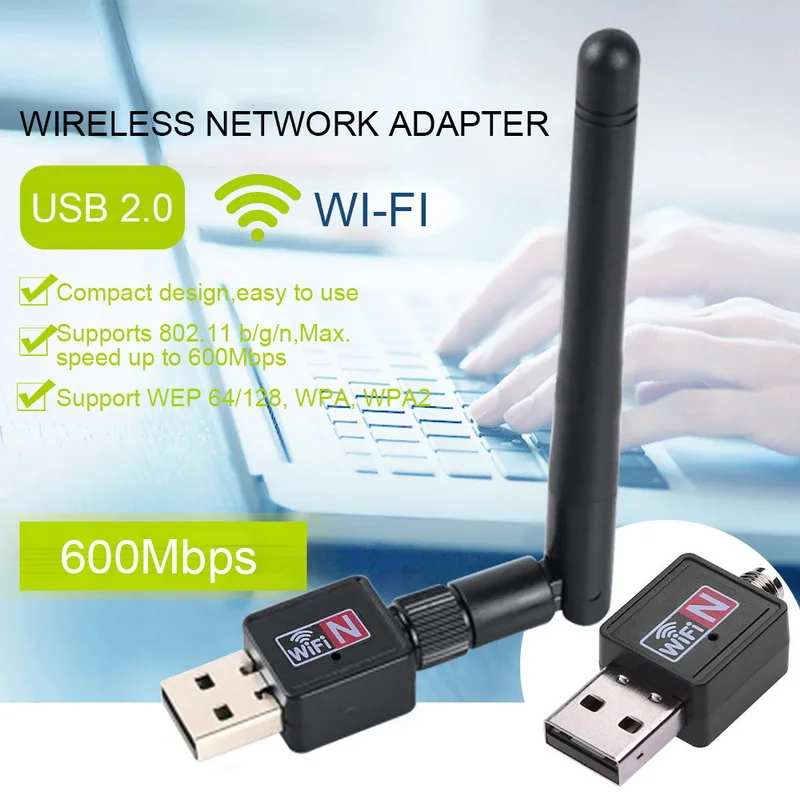 USB Wifi адаптер 600 Мбит/с Wifi роутер 5 ГГц Wi-Fi адаптер Wifi ключ AC Wifi приемник для Windows рабочего стола/ноутбука/ПК