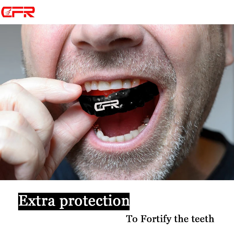 حار CFR اقي الفم الملاكمة الرياضة MMA كرة القدم كرة السلة حامي الفم الكبار عن طريق الفم الأسنان حماية للكاراتيه الملاكمة حامي السلامة