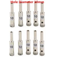 20 pièces de forets diamantés de 2-10 mm, scies cloches, outils de maçonnerie revêtus, outils de perçage pour verre, pierre, marbre, granit, carrelage 5