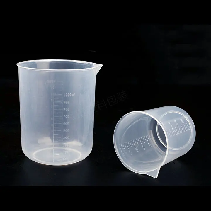 1 шт./лот 1000 мл 2000 мл 3000 мл пластиковый стакан без ручки для лабораторных экспериментов Бесплатная доставка