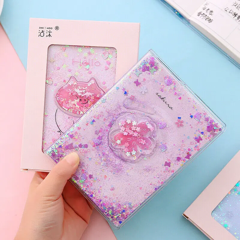 

Creative Girl's cute PVC hand book portable notebook hand book notebook