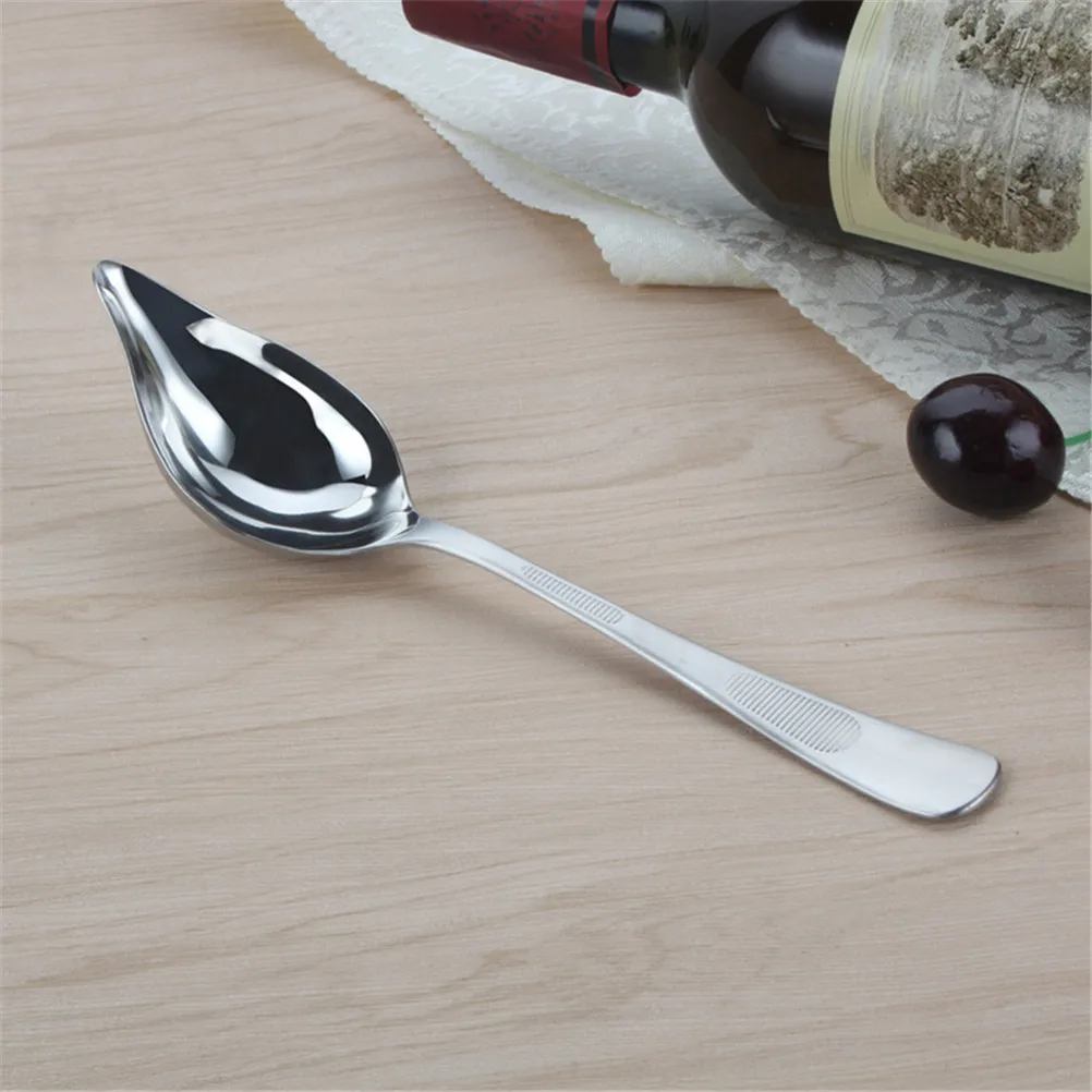 1pc Stainless Steel Saucier Drizzle Spoon Saucier Decorating Spoons for