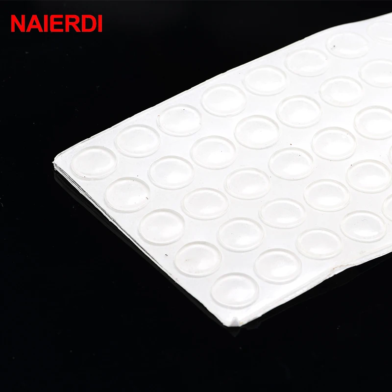 Door Stopper 50 Grain Silicon Rubber Kitchen Self Adhesive Buffer Pad