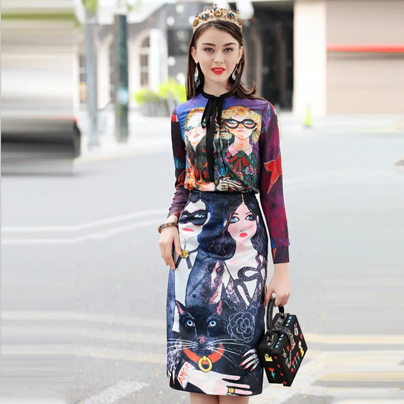 Two Sets High Quality 2019 New Fashion Women