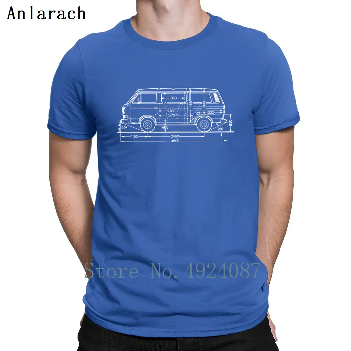 Футболка T3 Bus Vanagon мерная бесплатная доставка веселая трендовая дизайнерская