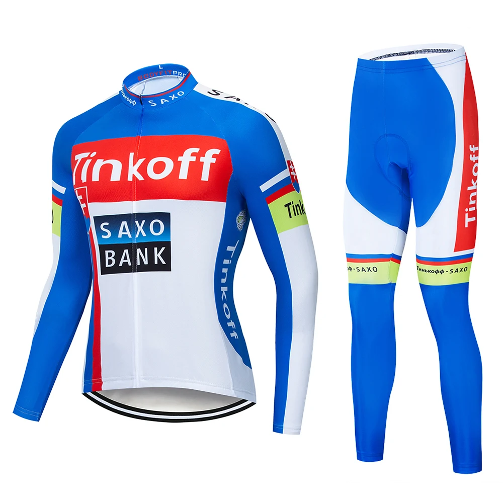 

2019 Tinkoff saxo bank Long Sleeve Maillot Ropa Ciclismo Cycling Jerseys/Autumn Mountain Bicycle Clothing/Racing Bike