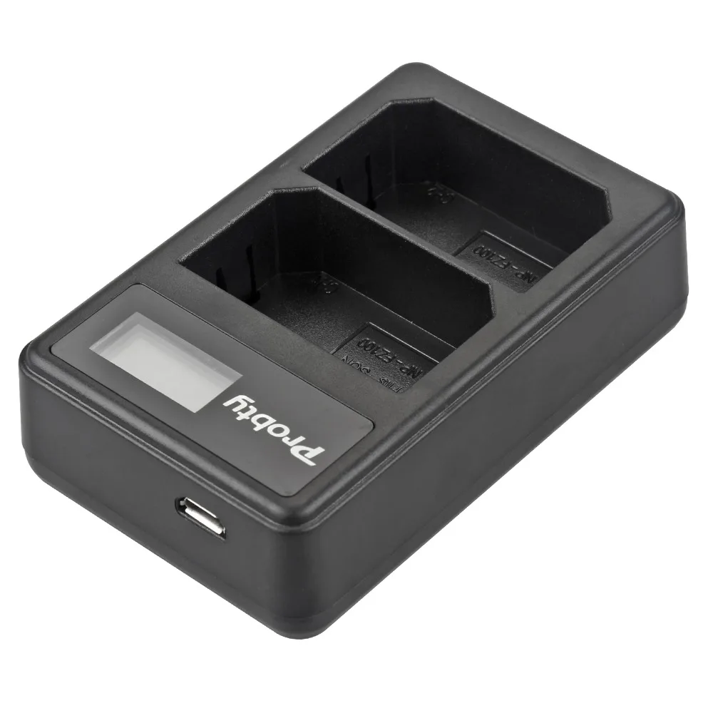 Probty NP-FZ100 camera Battery LCD Dual Charger for Sony Alpha 9 A9 9R A9R 9S A9S A7RIII A7R3 BC-QZ1