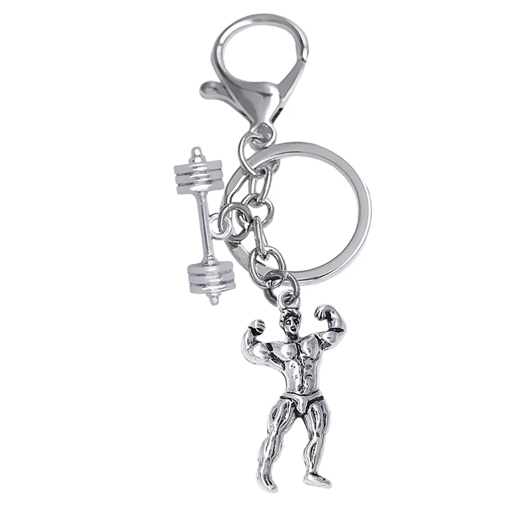 Fashion Bodybuilder Powerful Body Show Men's Muscular Charm Keychain ...