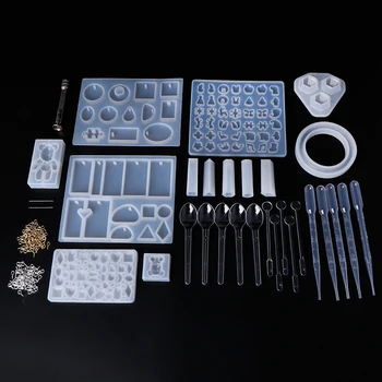 

Silicone Mold Spoon Stick Dropper Combination Tools DIY Epoxy Resin Crafts Jewelry Making Decoration Molds Accessories D14_E