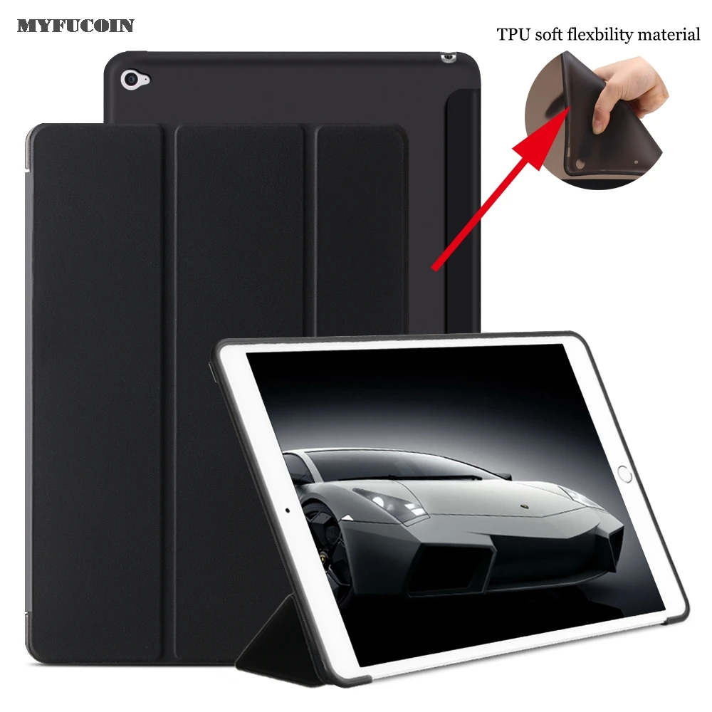 

For iPad Mini 1/2/3 Case Smart Cover For ipad mini 2 case funda ipad mini Case TPU soft flexbility material protective