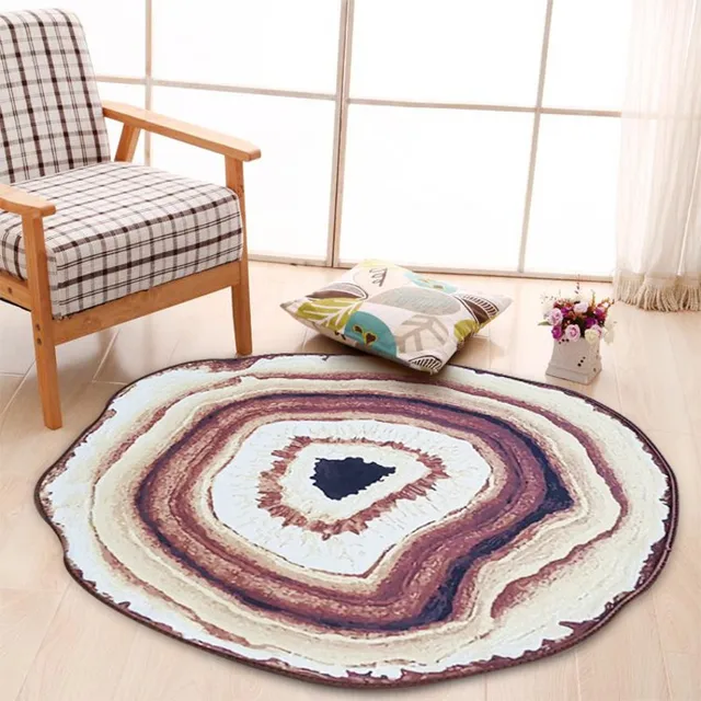 2 Sizes Creative Round Rug Large Size Round Carpet Rug For Bedroom 2 Sizes Creative Round Rug Large Size Round Carpet Rug for Bedroom Chair Floor Mat Antique - 2 Sizes Creative Round Rug Large Size Round Carpet Rug For Bedroom