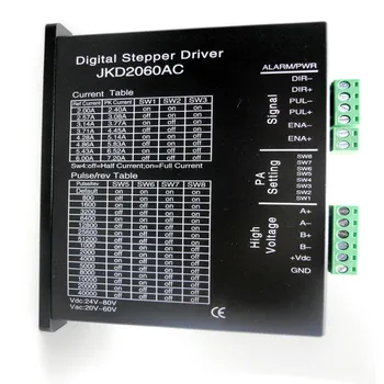 

JKD2060AC Two Phase Stepper Motor Driver 2A-6A Stepper Motor Controller For CNC 3D Printer