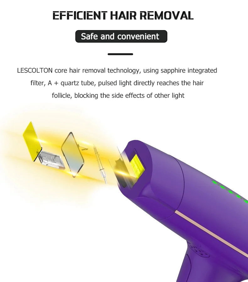 700000 раз Lescolton IPL 3в1 Лазерная Машинка для удаления волос, триммер для постоянного бикини, Электрический Лазер, эпилятор
