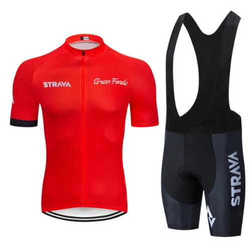 STRAVA Pro Велоспорт Kleding наборы велосипедная форма Zomer Mans Wielertrui Набор дорожный Fiets Джерси MTB fiets slijage - Цвет: Pic Color