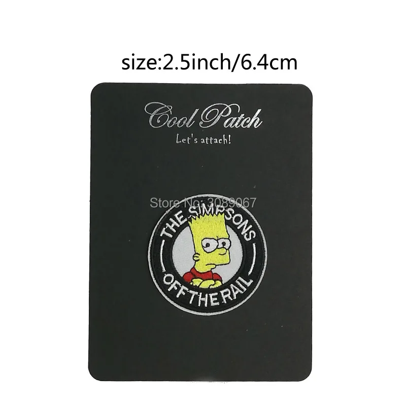 Family Cartoon Anime patches for clothing COMICS Charaters Badge TV movie Figure fancy Embroidered iron on hook loop | Дом и сад