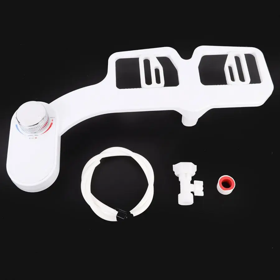 

No Electricity Bidet Flusher Smart Toilet Lid Flusher Bidet Seat flusher Water Sprayer Cleaning Tool Dual Nozzle