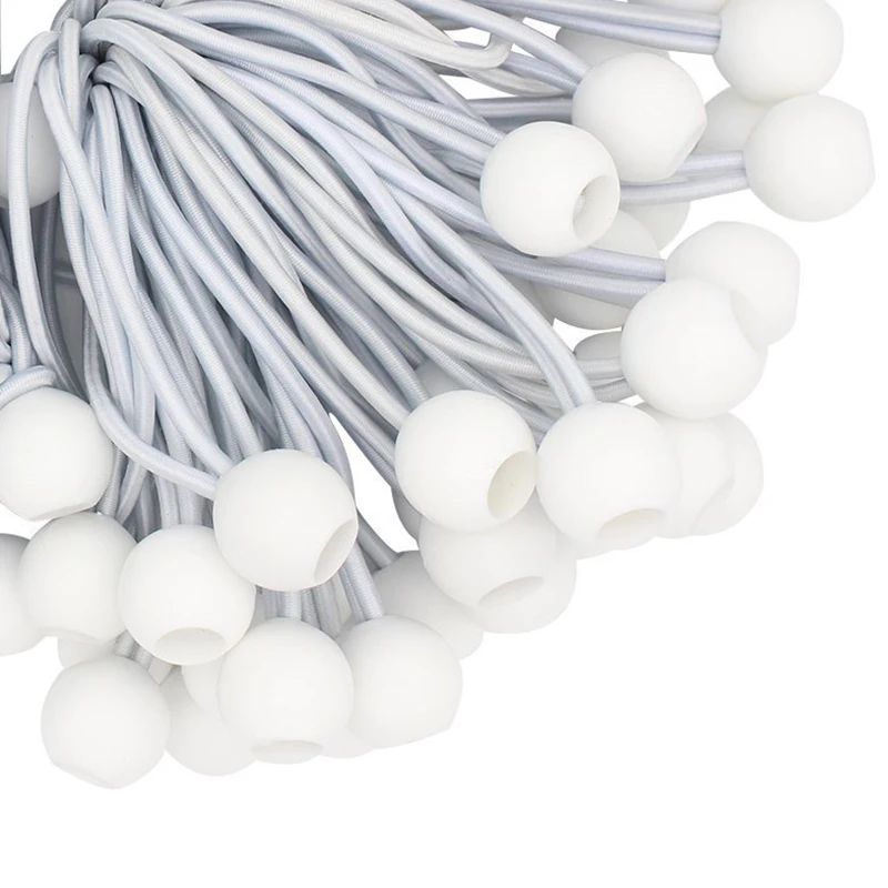 20 x 15cm 6 inch Ball Bungee Cord Tie Down Lashing Strap Elastic Binding Tape Luggage Rubber Rope bondage Ropes Car Organizer