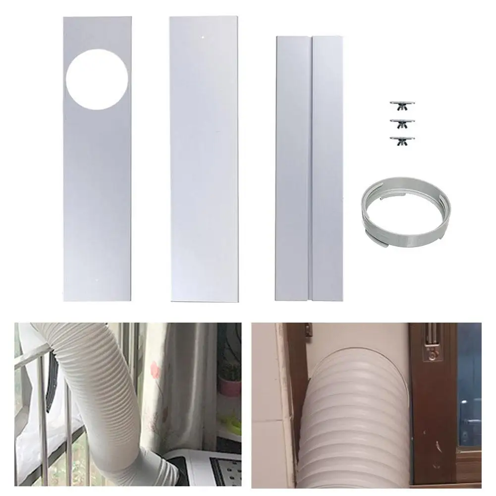 

Window Adaptor Connector Exhaust Hose Window Slide Kit Plate For Air Conditioning Exhaust Pipe Baffle Fittings Accessories