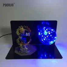 Dragon Ball Vegeta Four Colors Bombs Luminaria Led Night Light Holiday Gift Room Decorative Led Lighting In EU US Plug