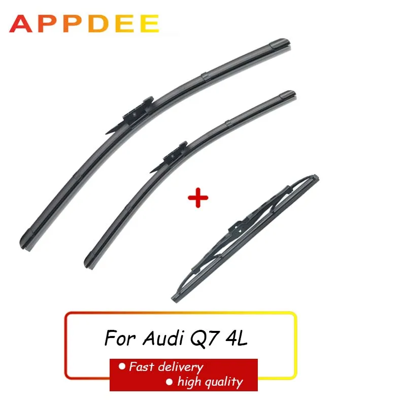

APPDEE Wiper Front Rear Wiper Blades Set For Audi Q7 4L 2006-2015 Windshield Windscreen Window 26"+26"+14"