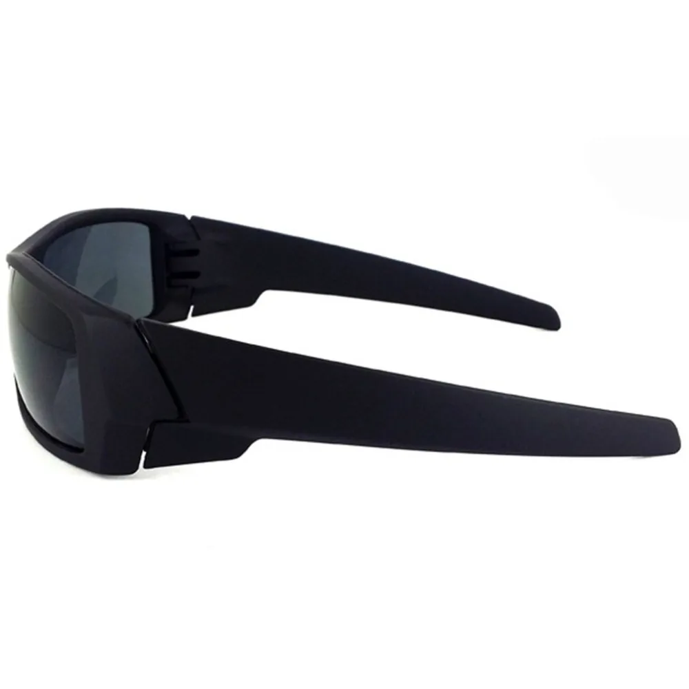 Новые солнцезащитные очки для вождения, квадратная оправа, супер темные, Поляризованные, обмотка вокруг спортивных очков, яркие, черные
