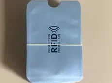 HJKL Анти Rfid кошелек Блокировка ридер замок банк держатель для карт Id банковский чехол для карт Защита металлический кредитный держатель для карт Алюминиевая сумка - Цвет: 6.2x9.2 B