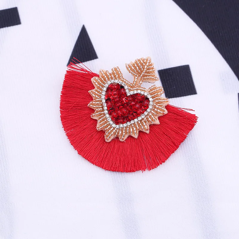 Brand Design Beaded Tassel Earrings for Women Multi Color Handmade Wedding Party Fringe Drop dangle Earrings Wholesale (10)