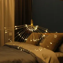 Светодиодный гирлянды Рождественская декоративная Батарея лампы для свадьбы лампочки для праздника фестиваль внутренний наружный Декор лампы