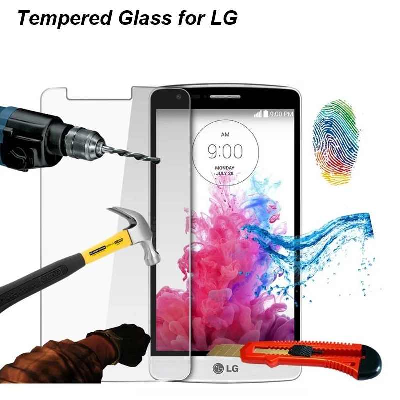 

The tempered glass for LG Nexus 4 5 Nexus4 Nexus5 leon D295 G4S Note G4 Magna G3S G3 G2 mini Screen Protector Protective Film