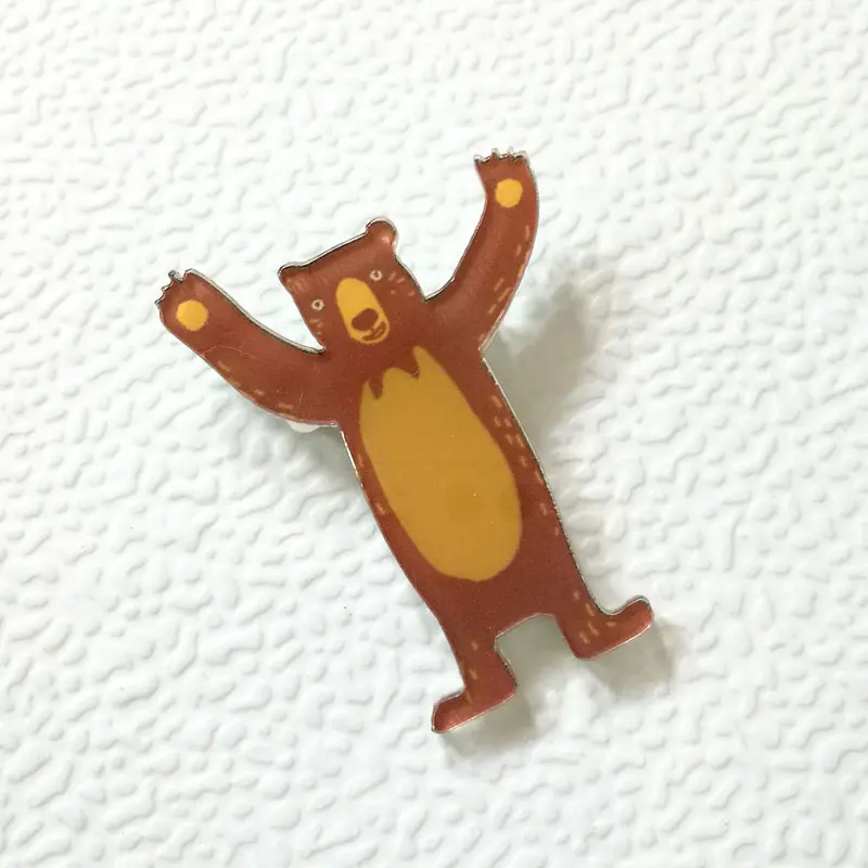 A0424 1 шт. Harajuku Pin значок пластиковая брошь герой Значки для одежды значок на рюкзаке акриловые значки на одежду - Цвет: A0424