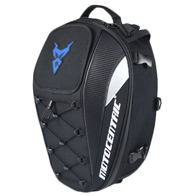 

MOTOCENTRIC Waterproof Motorcycle Tail Bag Multi-Functional Durable Rear Motorcycle Seat Bag High Capacity Rider Backpack 11-M
