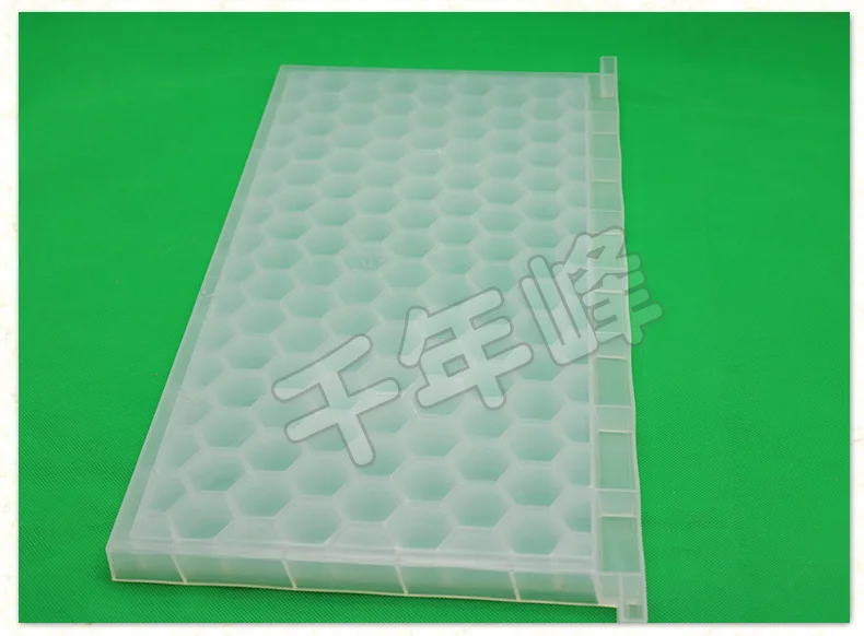 1pcs Plastic Honey Bee Pollen Feeder Porous Feeder Honey Bee