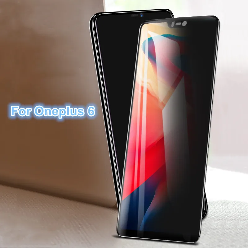 

9H Full Cover Privacy Tempered Glass For Oneplus 7 6T 5T Anti-peeping Screen Protector For One plus 7 6 5T Glass Protective Film